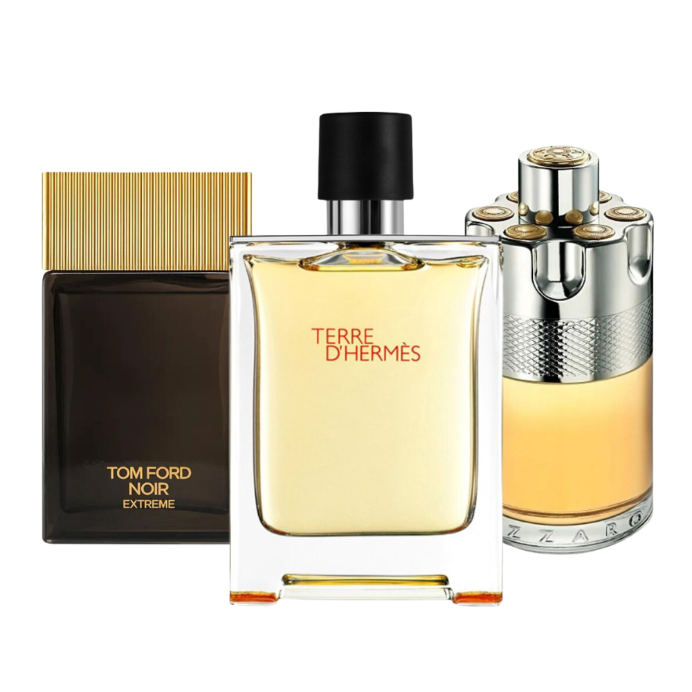 3 Parfums Terre d’Hermès, Azzaro Wanted , Tom Ford Noir Extreme (Eau de Parfum)