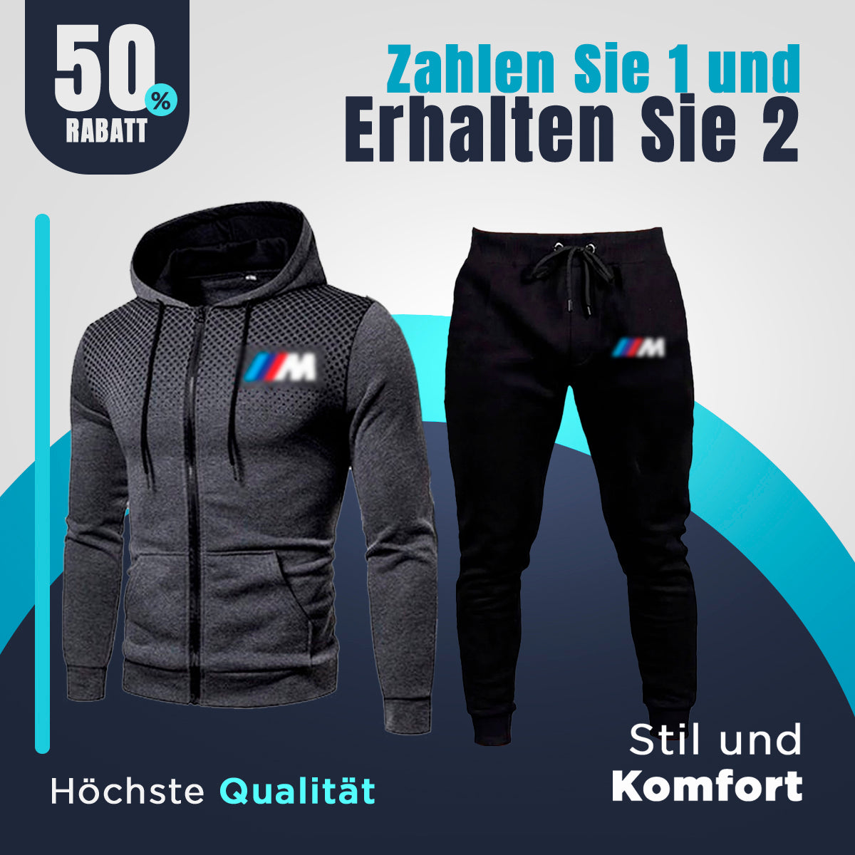 [KAUFEN SIE 1, ERHALTEN SIE 2] Bausatz für Jacke und Hose MSPORT Essential