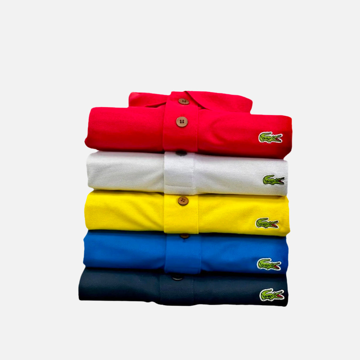 [3 KAUFEN, 5 ERHALTEN] Kit 5 LCT Essential Poloshirts – 50 % RABATT